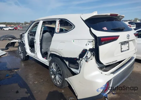 2021 Toyota Highlander Platinum from USA, damaged, VIN 5TDFZRAH3MS053965